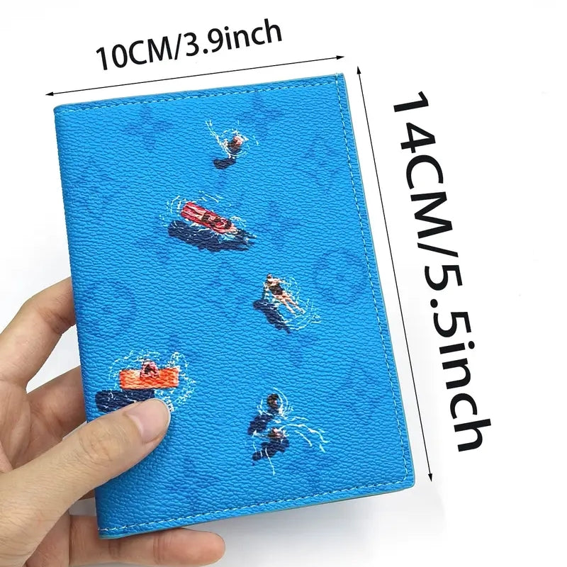 Elegant New Embossed Solid Color Card Holder Unisex Wallet