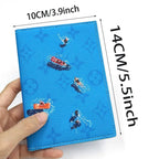 Elegant New Embossed Solid Color Card Holder Unisex Wallet