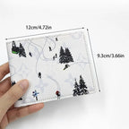 Elegant New Embossed Solid Color Card Holder Unisex Wallet