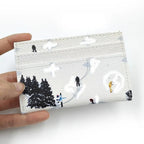Elegant New Embossed Solid Color Card Holder Unisex Wallet