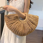 Oversized Straw Beach Bag