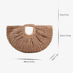 Oversized Straw Beach Bag