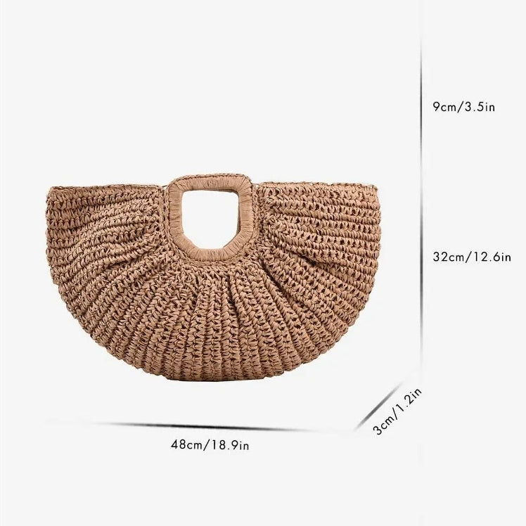 Oversized Straw Beach Bag