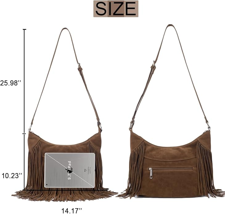 Fringe Hobo Bag