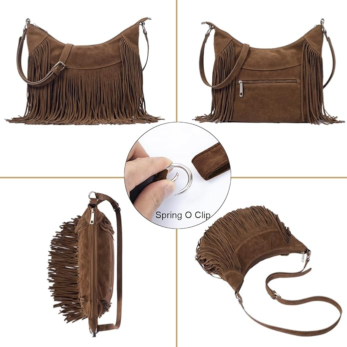 Fringe Hobo Bag