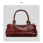 Millennial Hot Girl Retro Distressed Lock Handbag