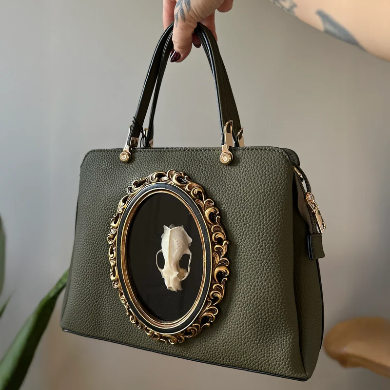 Real Snake Skeleton Handbag