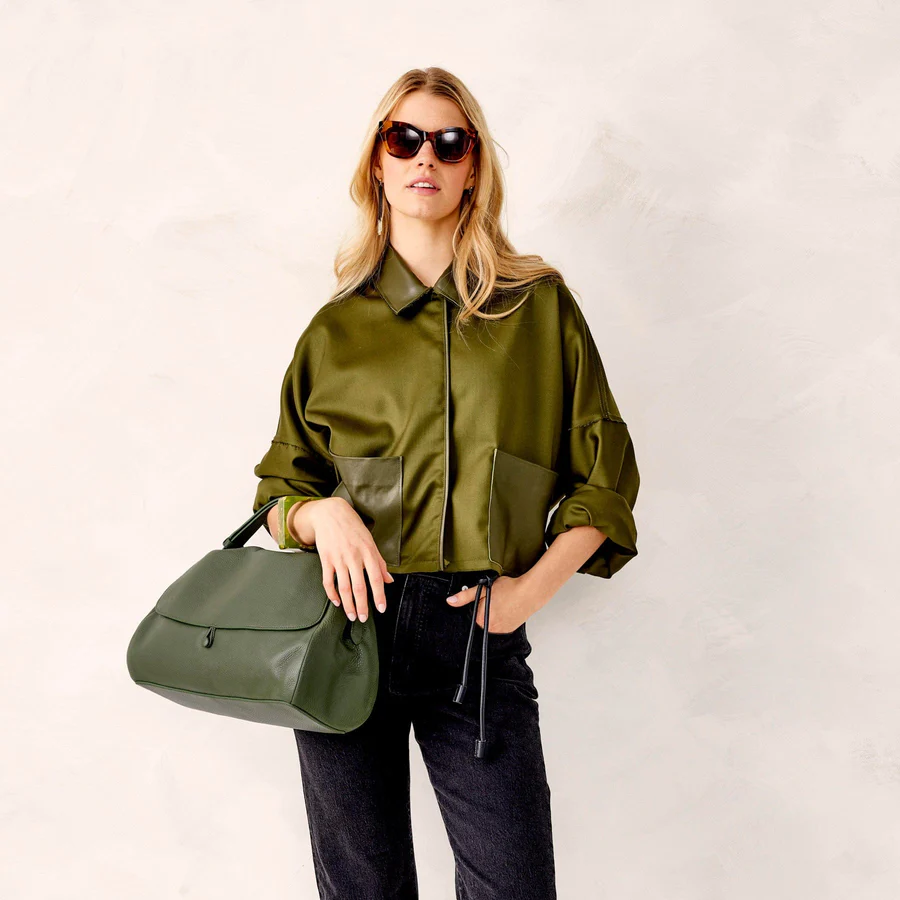 Leather Rothvale Shoulder Bag