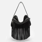 Camera Fringed Shoulder Bag
