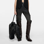 Camera Fringed Shoulder Bag