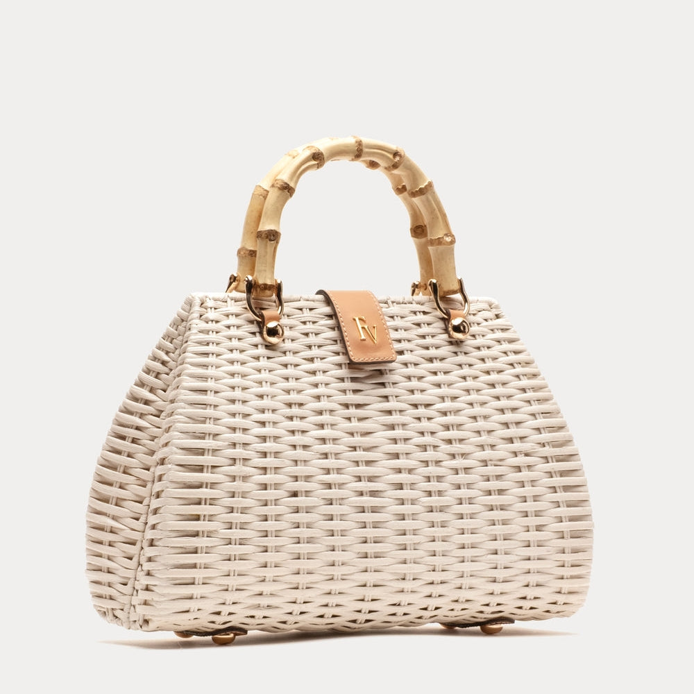 Rooster Wicker Basket