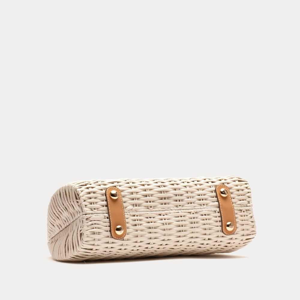Rooster Wicker Basket