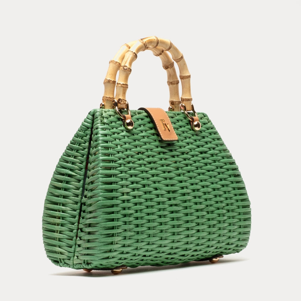 Rooster Wicker Basket