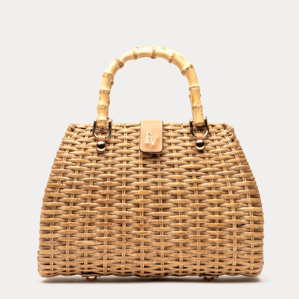 Rooster Wicker Basket
