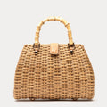 Rooster Wicker Basket