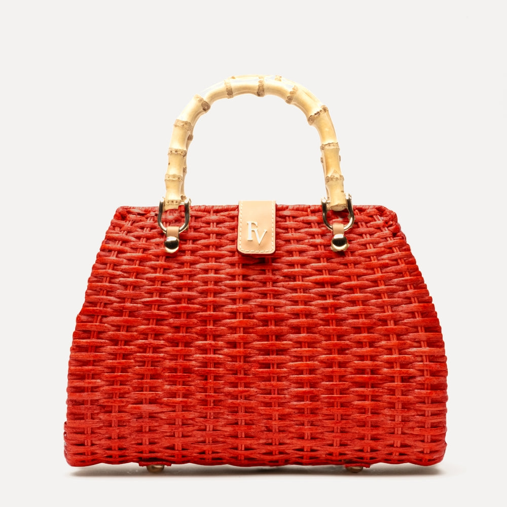 Rooster Wicker Basket