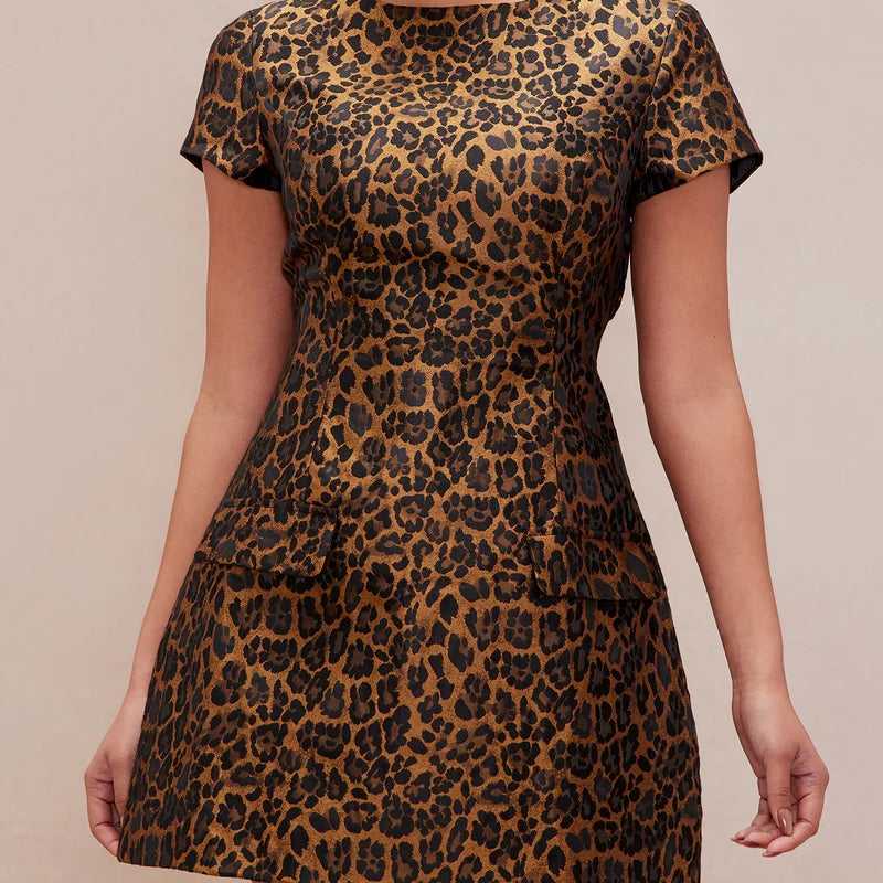 Leopard Mini Dress