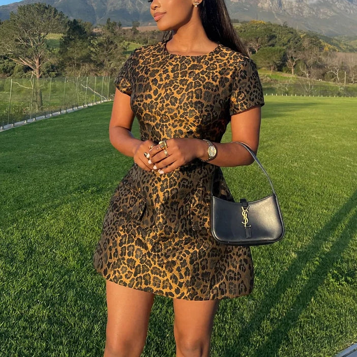 Leopard Mini Dress