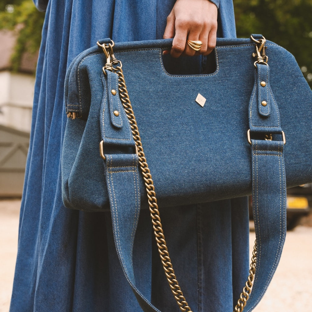 Dhamar Cutout Handle Bag