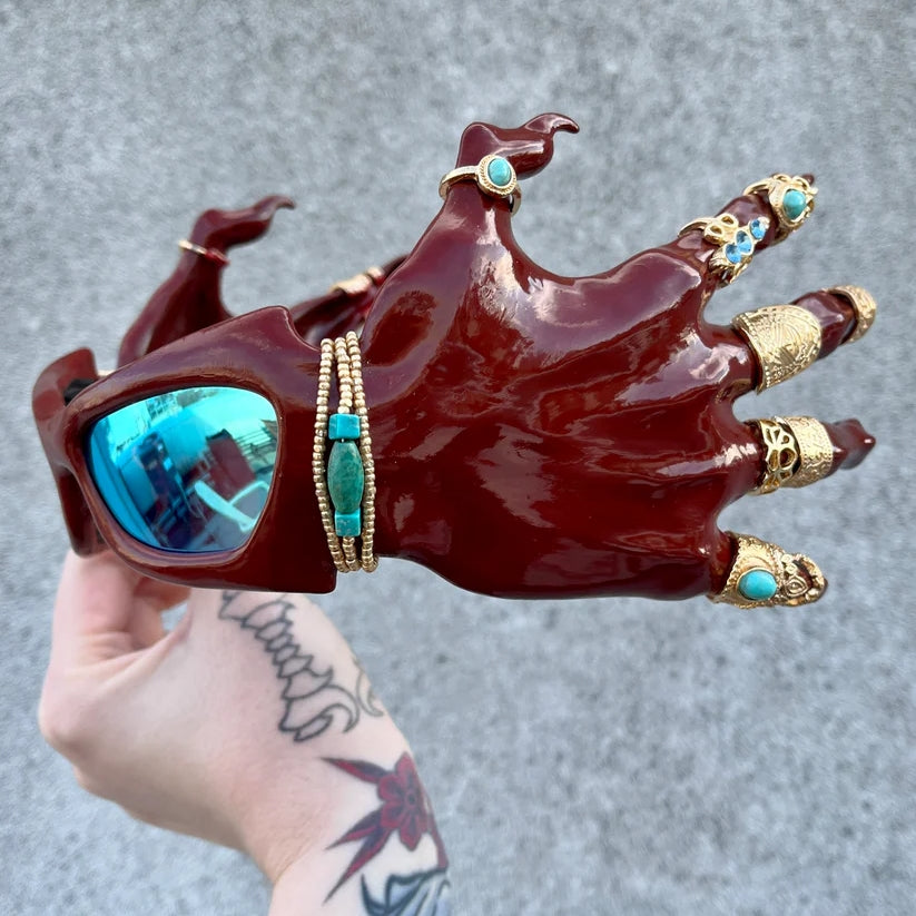 Red Hand Sunglasses