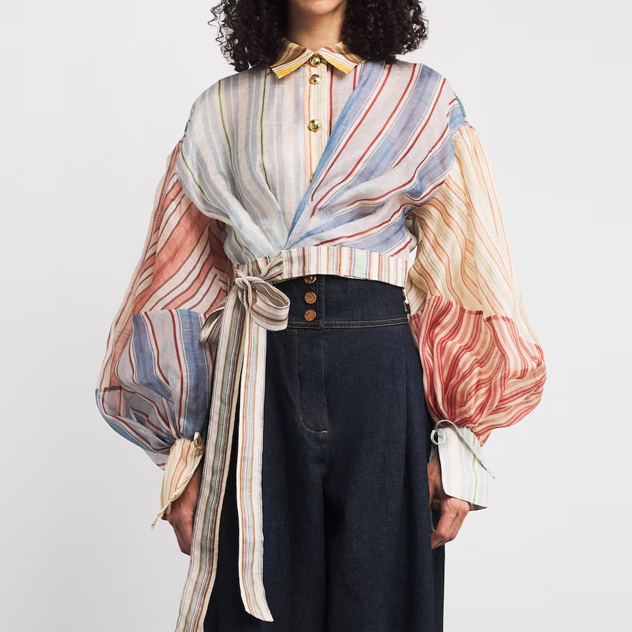 Linen-Silk Blouse