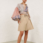 Linen-Silk Blouse