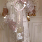 Woven Bag Crystal Bottle Tote