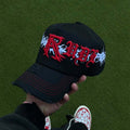 Fashion Distressed Embroidered Hat