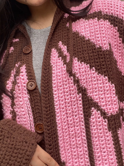 Sweater Crochet Butterfly Cardigan