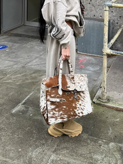 The Cowhide Leather Bag