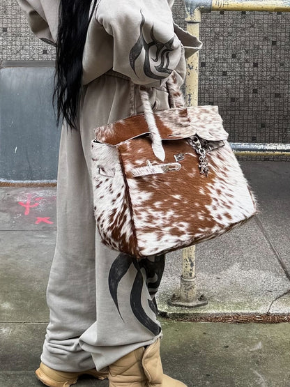 The Cowhide Leather Bag