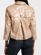 Fashion Double-breasted Sequin Jacket