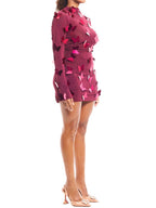3D Butterfly Two Pieces Dress