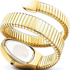 Dazzle Snake-shaped Steel Band Watch