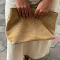 Soft Leather Large Capacity Clutch