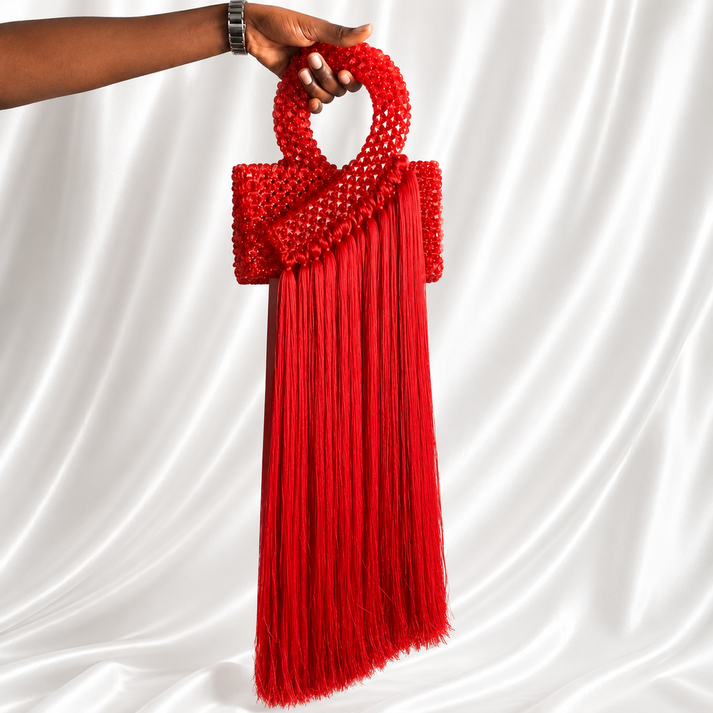 Fringe Crystal Handbag