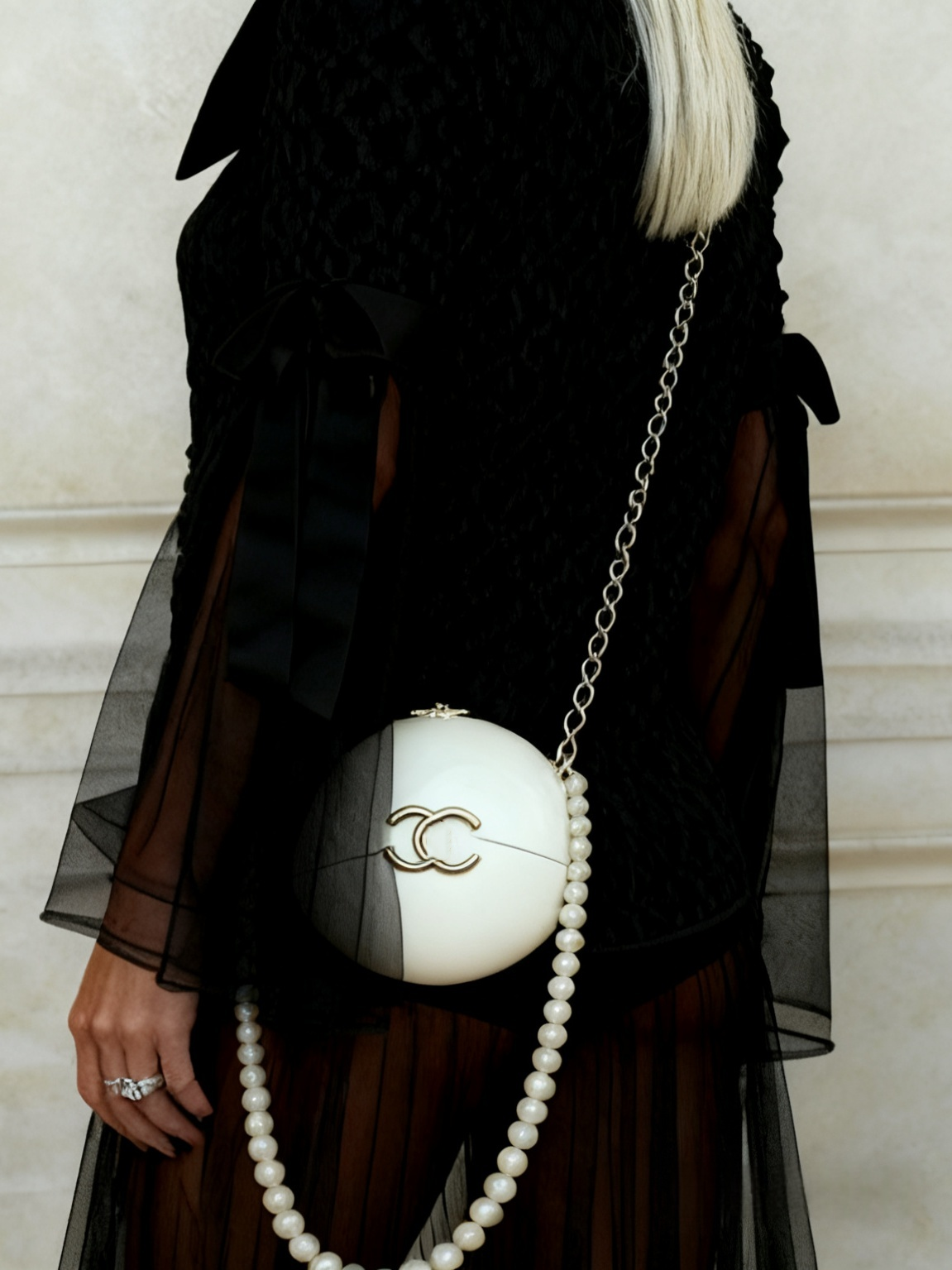Crossbody Pearl Bag