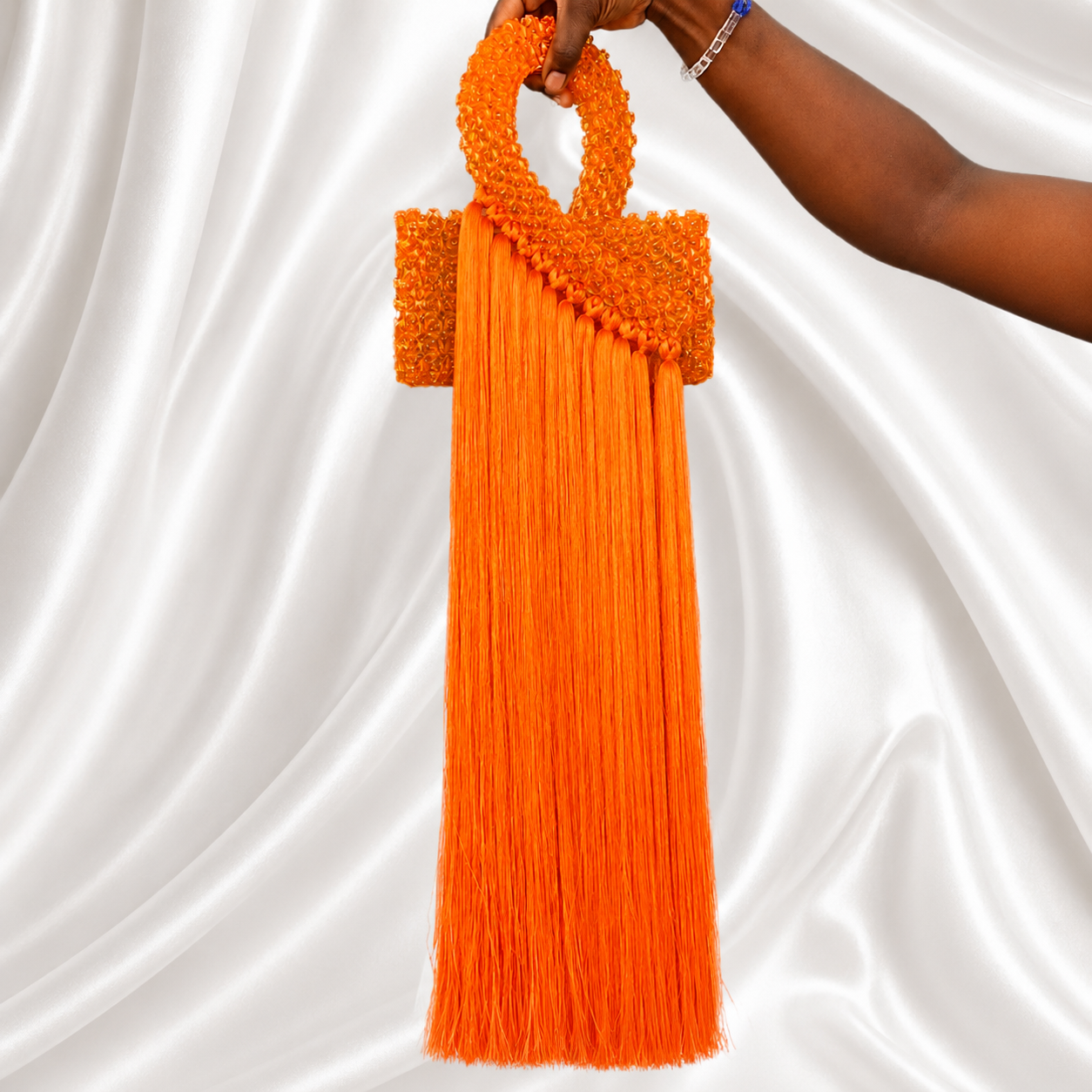 Fringe Crystal Handbag